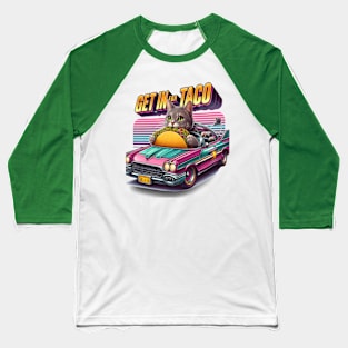 Feline Fiesta in Pink Ride Baseball T-Shirt